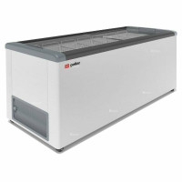 Ларь морозильный GELLAR FG 600 C белый/серый (стекло прямое)