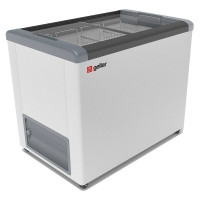 Ларь GELLAR FG 350 C серый стекло прямое