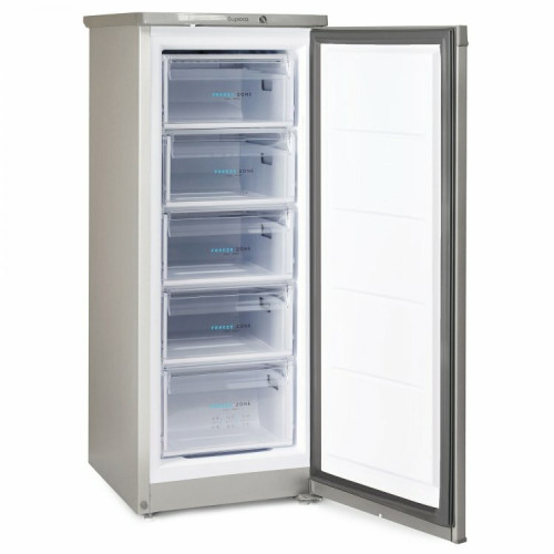 Морозильная камера БИРЮСА M414 металлик