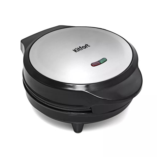 Вафельница Kitfort KT-1617  серебристый/черный