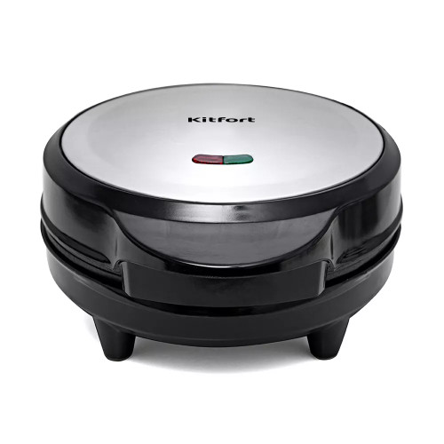 Вафельница Kitfort KT-1617  серебристый/черный