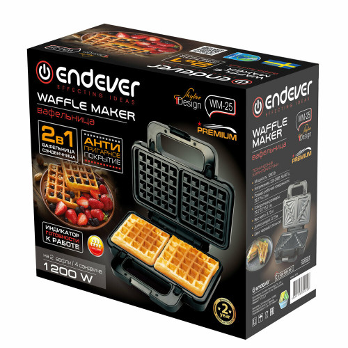 Вафельница Endever Skyline WM-25