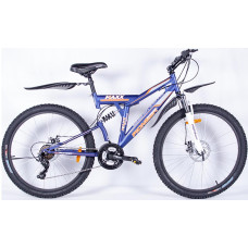 Велосипед Pioneer Maxx 18 darkblue/white/orange