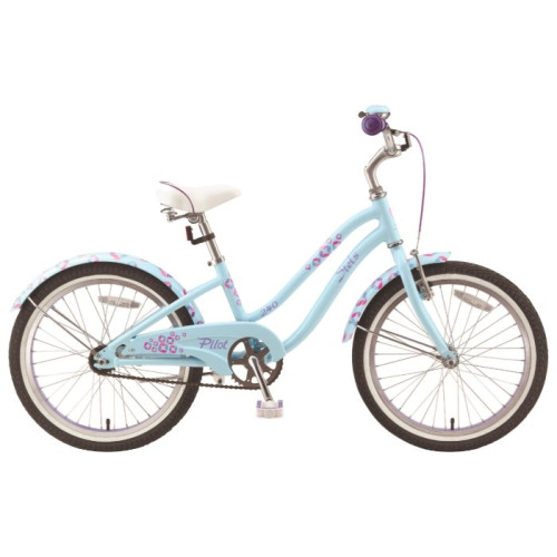 Велосипед Pilot-240 Lady 20 1-sp.15 11 Голубой/пурпурный 2015 1-ск, рама AL 11, стальная вилка, AL обода, тормоза POWER, V-типа; задний ножной, стальные крылья, звонок