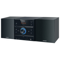 Микросистема Hyundai H-MS260 черный/серебристый