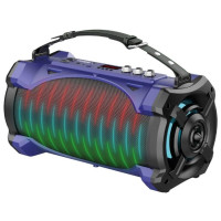 Минисистема Hyundai H-MC220 черный/синий