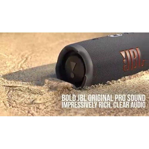 Портативная акустика JBL Charge 5 черный (JBLCHARGE5BLK)