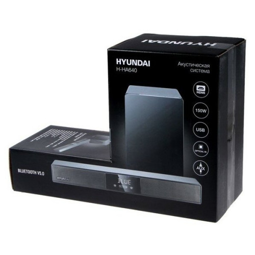 Микросистема Hyundai H-HA640 черный