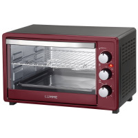 Мини-печь LUMME LU-1710 бордовый гранат
