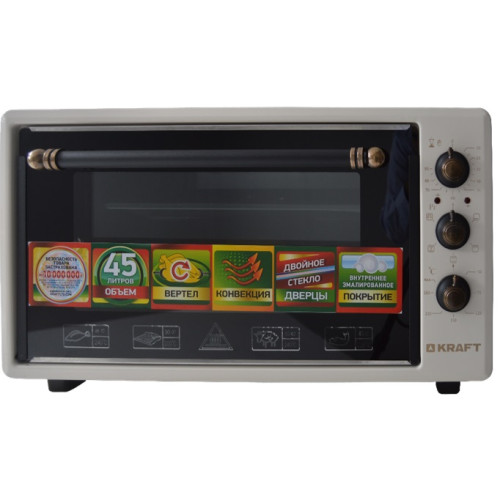 Мини печь Kraft KF-MO 4503 RK2GBG