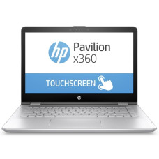 Ноутбук HP Pavilion 14x360 14-ba103ur 14 1920x1080 IPS, сенсорный, Intel Core i5-8250U 1.6GHz, 6Gb, 1Tb + SSD 128Gb, привода нет, GeForce 940MX 2Gb, WiFi, BT, Cam, Win10, серебристый