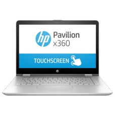 Ноутбук HP Pavilion 14x360 14-ba105ur 14 1920x1080 (IPS, сенсорный), Intel Core i7-8550U 1.8GHz, 8Gb, 1Tb + SSD 128Gb, привода нет, GeForce 940MX 4Gb, WiFi, BT, Cam, Win10, серебристый