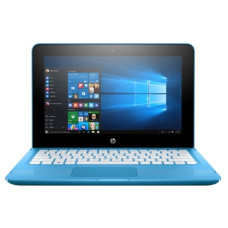 Ноутбук HP Stream 11x360 11-aa008ur 11.61366x768/Touch/Intel Celeron N30601.6Ghz/2048Mb/32Gb SSDGb/noDVD/Int:Intel HD Graphics/Cam/BT/WiFi/41WHr/war 1y/1.35kg/Aqua Blue/W10