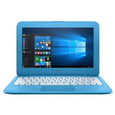 Ноутбук HP Stream 11-y011ur 11.6(1366x768)/Intel Celeron N3060(1.6Ghz)/4096Mb/32Gb SSDGb/noDVD/Int:Intel HD Graphics/Cam/BT/WiFi/38WHr/war 1y/1.17kg/Aqua Blue/W10