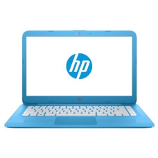 Ноутбук HP Stream 14-ax015ur 141366x768/Intel Celeron N30601.6Ghz/4096Mb/32Gb SSDGb/noDVD/Int:Intel HD Graphics/Cam/BT/WiFi/41WHr/war 1y/1.44kg/Aqua Blue/W10
