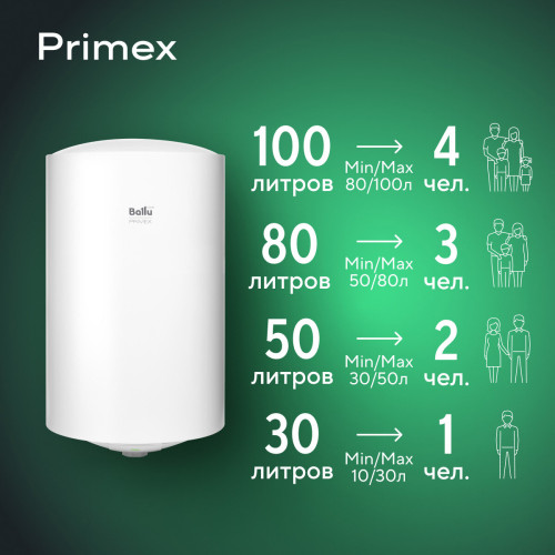 Водонагреватель BALLU BWH/S 50 PRIMEX