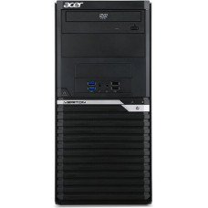ПК Acer Veriton M2640G MT P G4560 3.9/4Gb/500Gb 7.2k/HDG/DVDRW/Free DOS/GbitEth/500W/клавиатура/мышь/черный