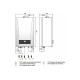 Настенный газовый котел BAXI ECO Nova 24 F (2 тепл-ка. турбо без трубы)