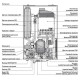 Настенный газовый котел Navien Deluxe C COAXIAL-13k (турбо, 2 тепл-ка нерж,выносной пульт, без трубы)