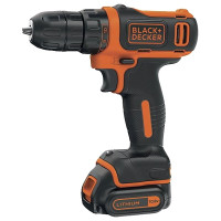 Дрель-шуруповерт Black&Decker BDCDD12K1B-QW