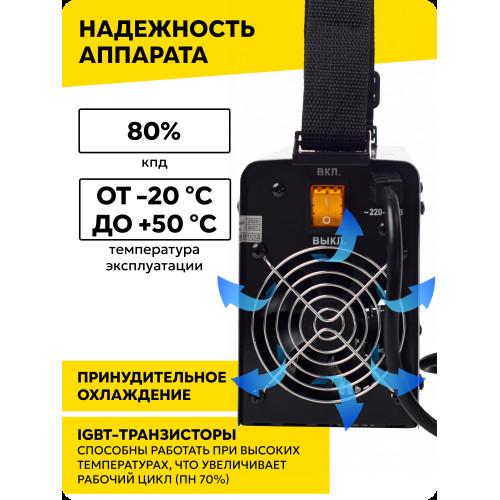 Сварочный аппарат инверторный Ресанта САИ 160 65/1