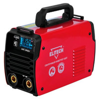 Сварочный аппарат Elitech АИС 200ДК (E1703.014.00) инвертор ММА DC 6.2кВт (кейс в комплекте)