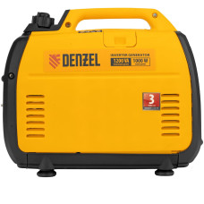 Генератор инверторный Denzel GT-1200iS 1,2 кВт, 230 В, бак 2,4 л, закрытый корпус, ручной старт