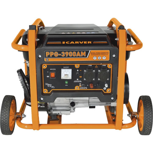 Электрогенератор бензиновый Carver PPG- 3900АM 3 кВт