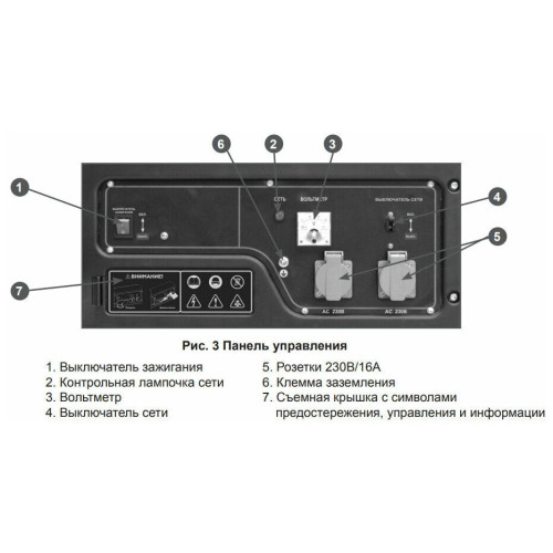 Электрогенератор бензиновый Champion GG2000 2.3 кВт