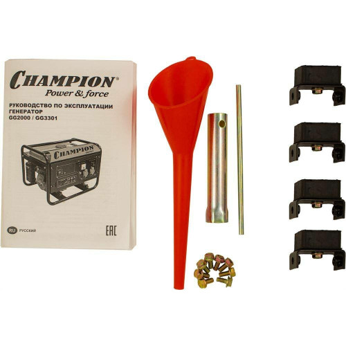Электрогенератор бензиновый Champion GG2000 2.3 кВт