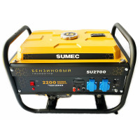 Электростанция SUMEC SU2700 (2,0/2,2кВт, двиг. 168F, 196см3, 6,5л.с., бак 15л, ручной стартер, 39кг)