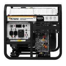 Генератор дизельный Kranz KR8500DEA 8,5кВт, 230В, 16л, коннектор автоматики, электростартер