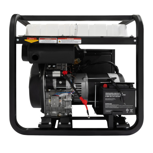 Генератор дизельный Kranz KR8500DEA 8,5кВт, 230В, 16л, коннектор автоматики, электростартер