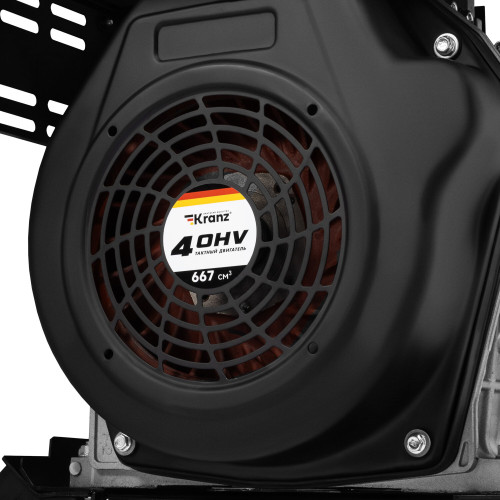 Генератор дизельный Kranz KR8500DEA 8,5кВт, 230В, 16л, коннектор автоматики, электростартер