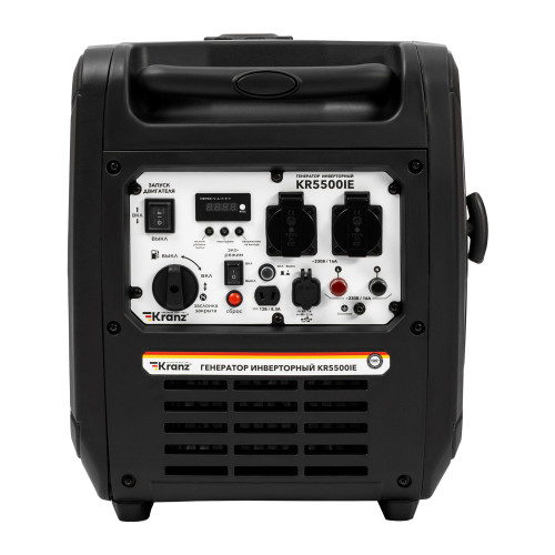 Генератор инверторный Kranz KR5500IE, 5,5кВт, 230В, 10л, закрытый корпус, электростартер