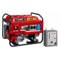 Генератор бензиновый ЗУБР СБА-5500 автозапуск
