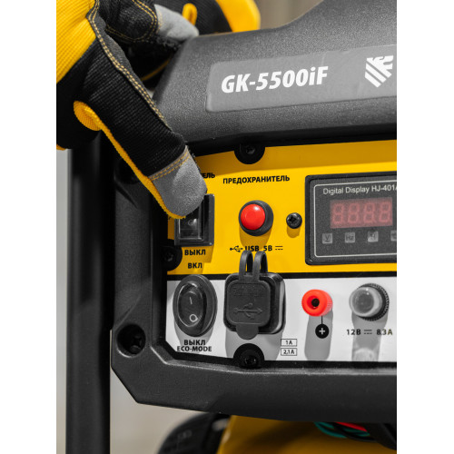 Генератор инверторный Denzel GK-5500iF 5,5 кВт, 230 В, ручной старт