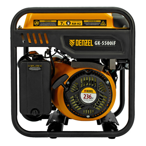 Генератор инверторный Denzel GK-5500iF 5,5 кВт, 230 В, ручной старт