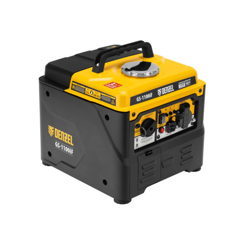 Генератор инверторный Denzel GS-1100iF 1,1 кВт, 230 В, ручной старт