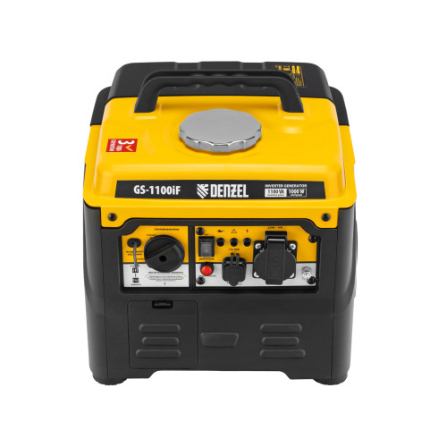 Генератор инверторный Denzel GS-1100iF 1,1 кВт, 230 В, ручной старт