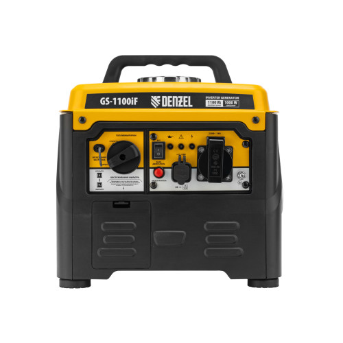 Генератор инверторный Denzel GS-1100iF 1,1 кВт, 230 В, ручной старт