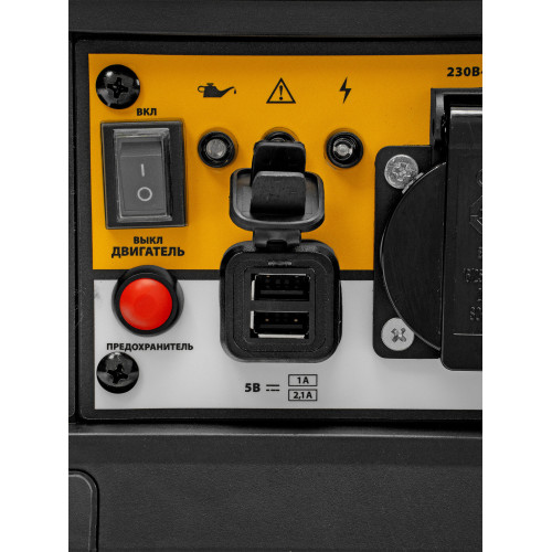 Генератор инверторный Denzel GS-1100iF 1,1 кВт, 230 В, ручной старт