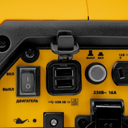 Генератор инверторный Denzel GS-1100iS 1,1 кВт, 230 В, закрытый корпус, ручной старт