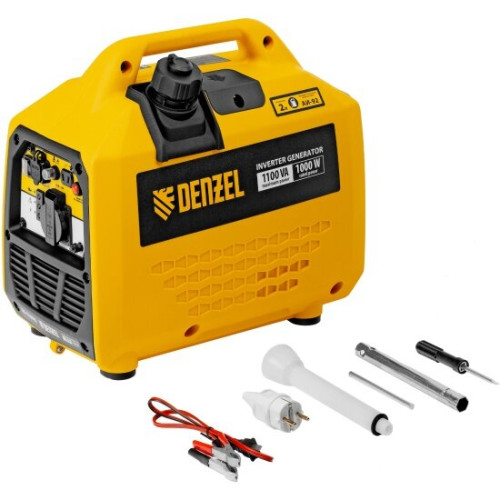Генератор инверторный Denzel GS-1100iS 1,1 кВт, 230 В, закрытый корпус, ручной старт