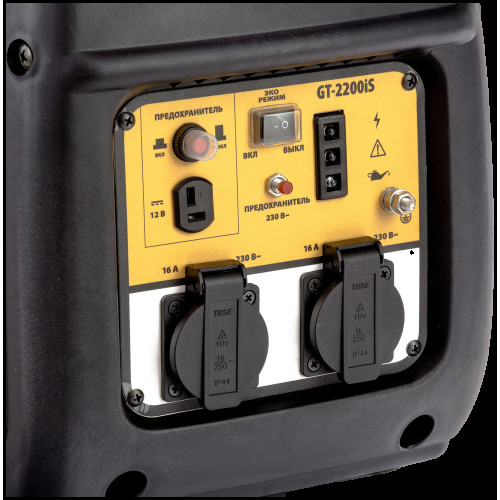 Генератор инверторный Denzel GS-2200iS 2,2 кВт, 230 В, закрытый корпус, ручной старт