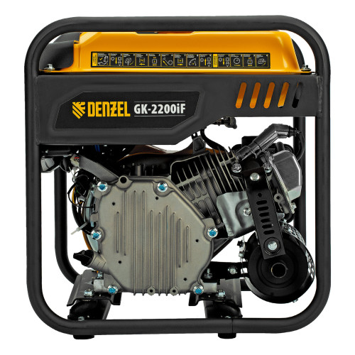 Электрогенератор бензиновый инверторный Denzel GK-2200iF 2.2 кВт, 95 дБ, 27 кг