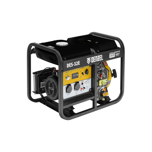 Электрогенератор дизельный Denzel DES-32E 3.2 кВт, 110 дБ, 78.9 кг