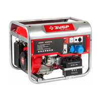 Электростанция ЗУБР ЗЭСБ-4500 ручной пуск