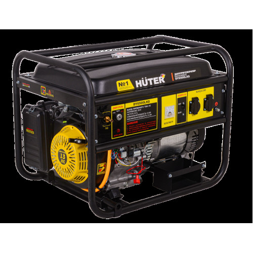 Электрогенератор бензиновый гибридный Huter DY6500LXG 5 кВт, 71 дБ, 75 кг