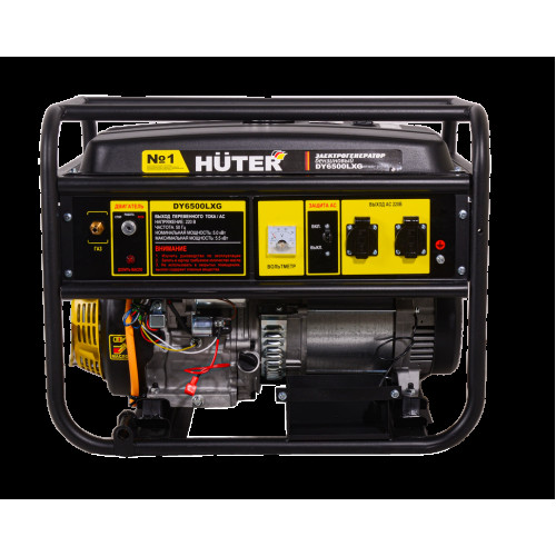 Электрогенератор бензиновый гибридный Huter DY6500LXG 5 кВт, 71 дБ, 75 кг